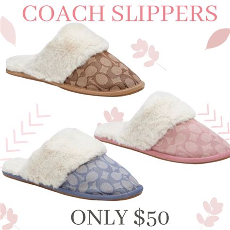 coach slippers